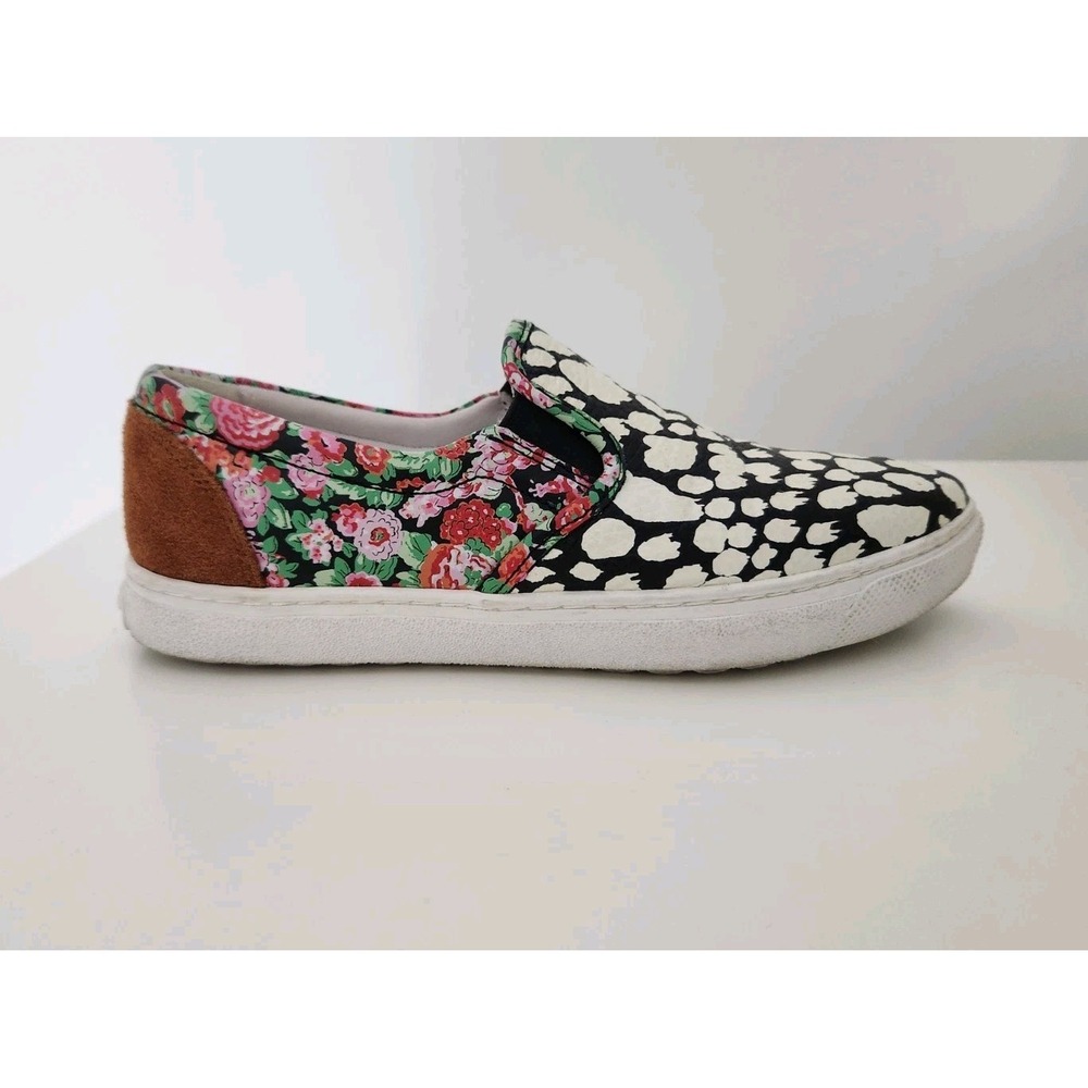 Coach Floral Animal Print Sneaker C103 Limited Edition Loafers Mob Wife Size 6 B